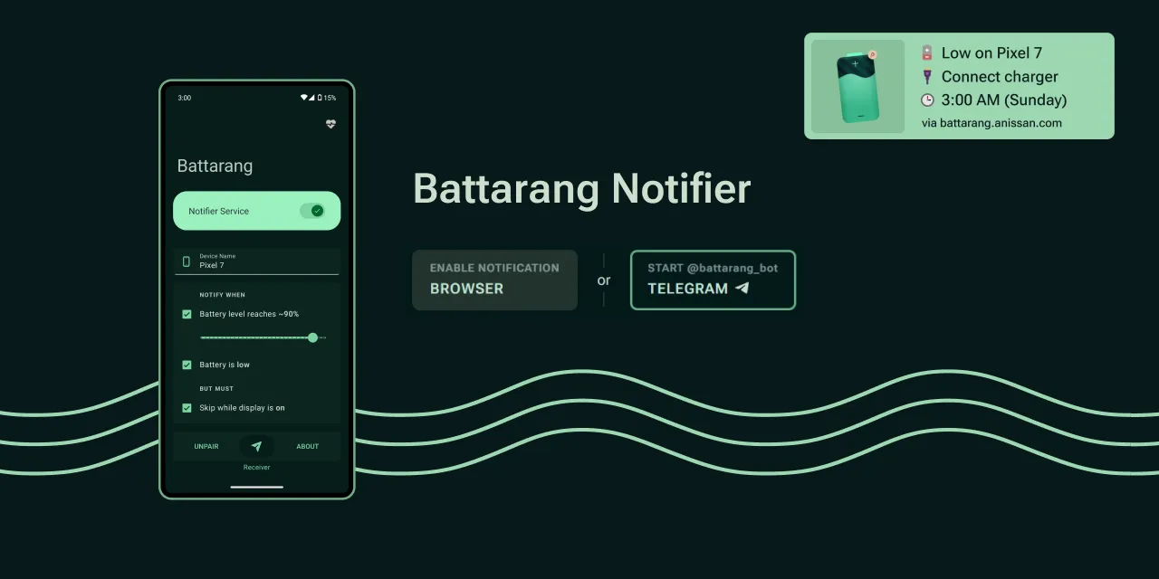 Battarang Notifier