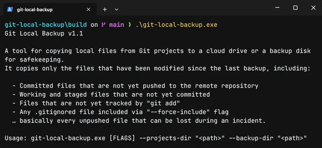 Git Local Backup